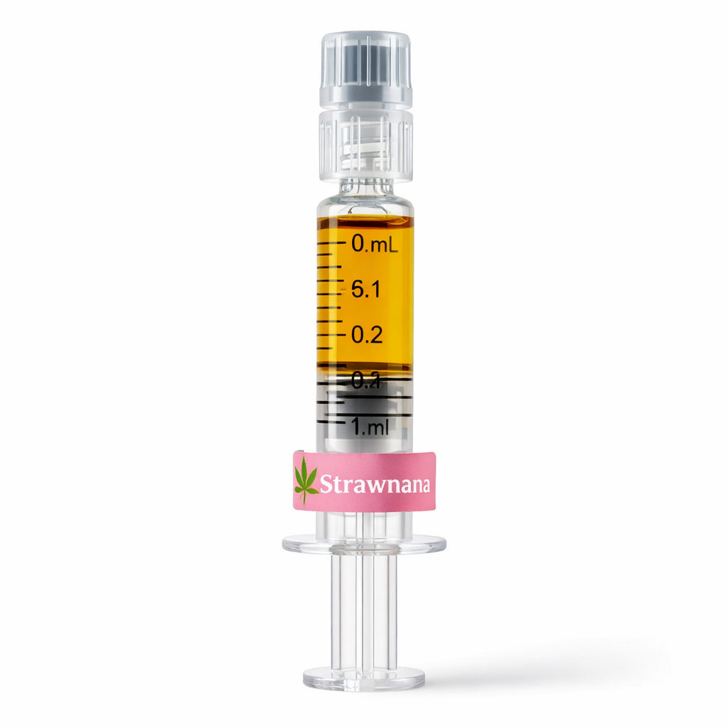 Strawnana Syringe Liquid (1ml) - Premium THC Vape