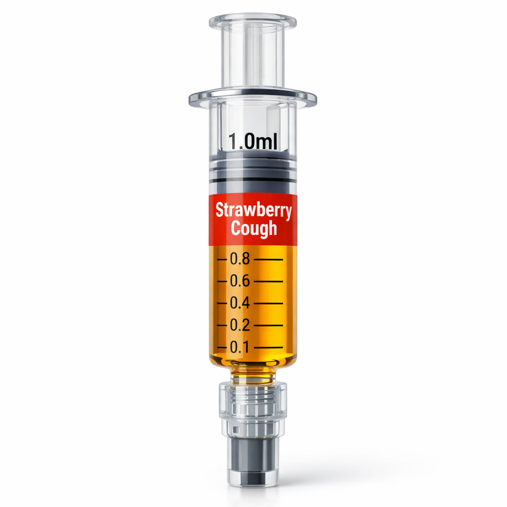 Strawberry Cough Syringe Liquid (1ml) - Premium THC Vape