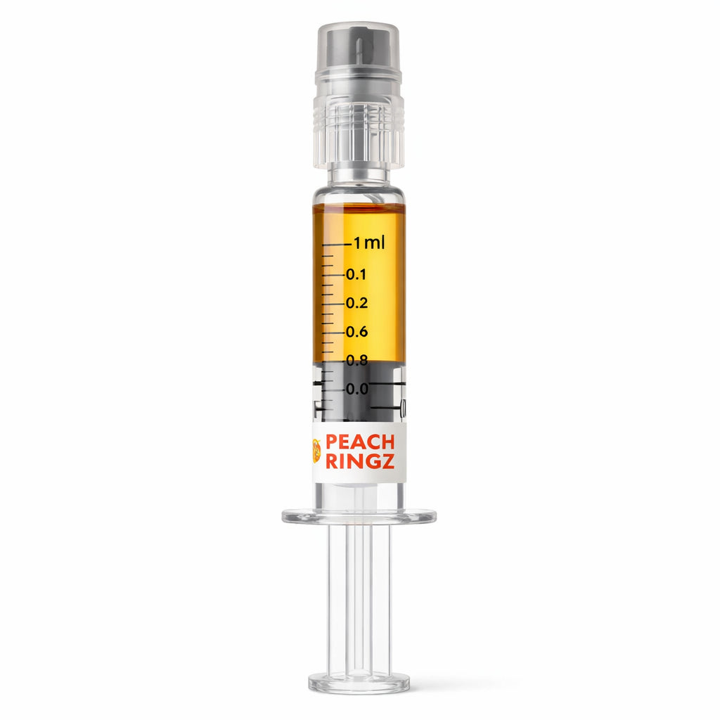 Peach Ringz Syringe Liquid (1ml) - Premium THC Vape