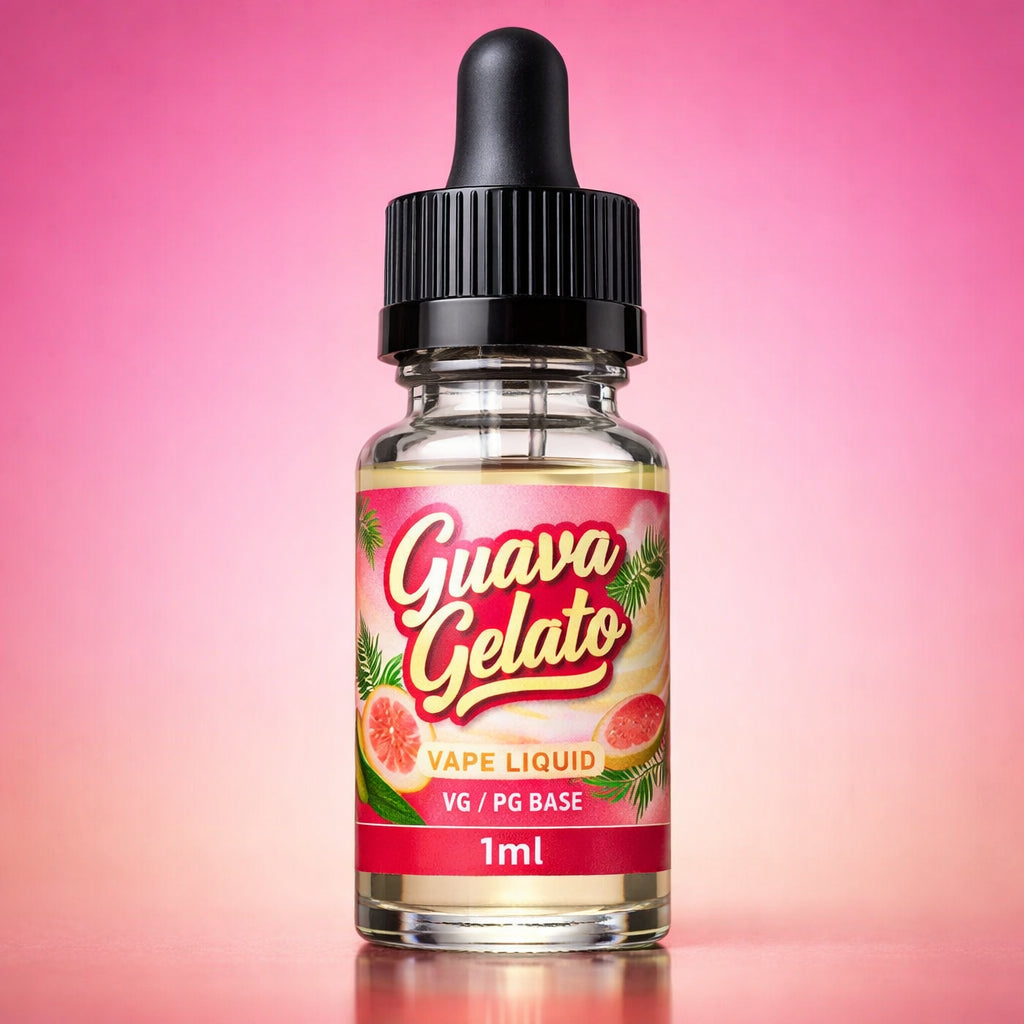 Guava Gelato Universal Vape Liquid (2ml) - Premium THC Vape